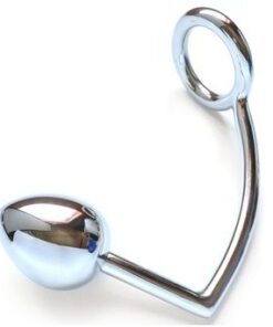 METAL HARD - ANILLO CON GANCHO ANAL 50MM
