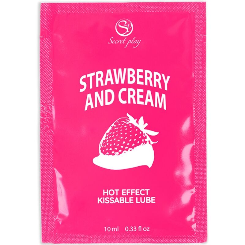 SECRETPLAY - MONODOSIS LUBRICANTE FRESAS  NATA 10 ML