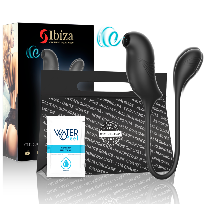 IBIZA - ESTIMULADOR CON SUCCIONADOR MAGIC CLÍTORIS Y VIBRACIÓN