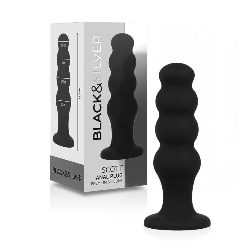 BLACKSILVER - SCOTT PLUG ANAL SILICONA PREMIUM NEGRO
