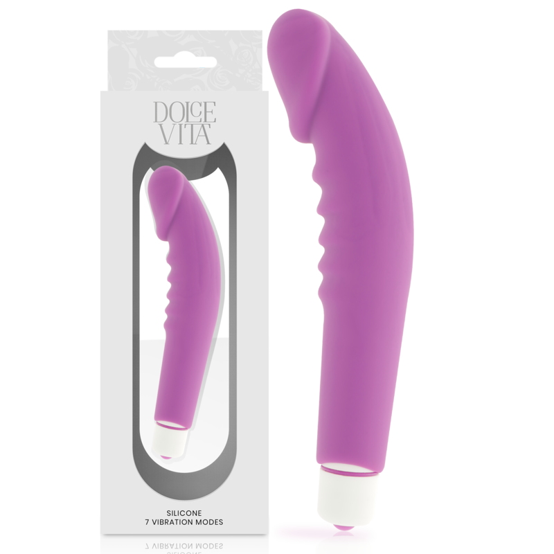 DOLCE VITA - REALISTIC PLEASURE VIBRADOR SILICONA LILA