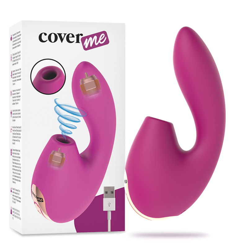 COVERME - CLITORAL SUCCIONADOR  VIBRADOR POTENTE G-SPOT RUSH