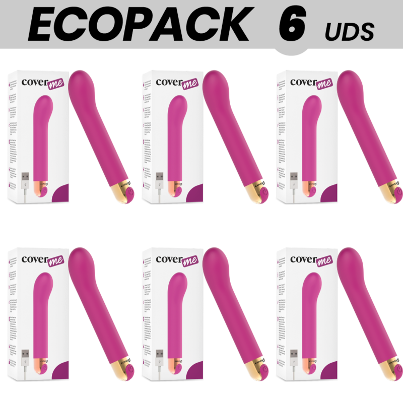 ECOPACK 6 UDS - COVERME G-SPOT VIBRATOR 10 VELOCIDADES