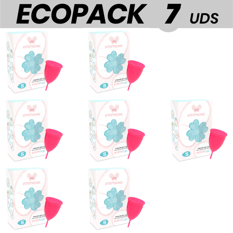ECOPACK 7 UDS - INTIMICHIC COPA MENSTRUAL SILICONA MEDICA S