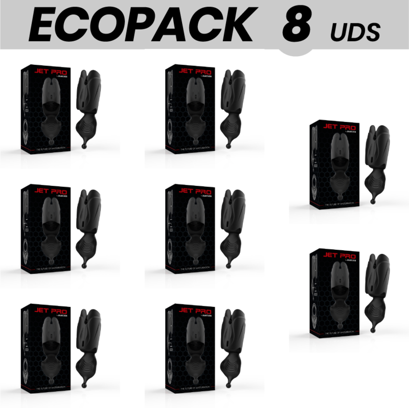 ECOPACK 8 UDS - JAMYJOB MASTURBADOR STROKER VIBRADOR 2 MOTORES