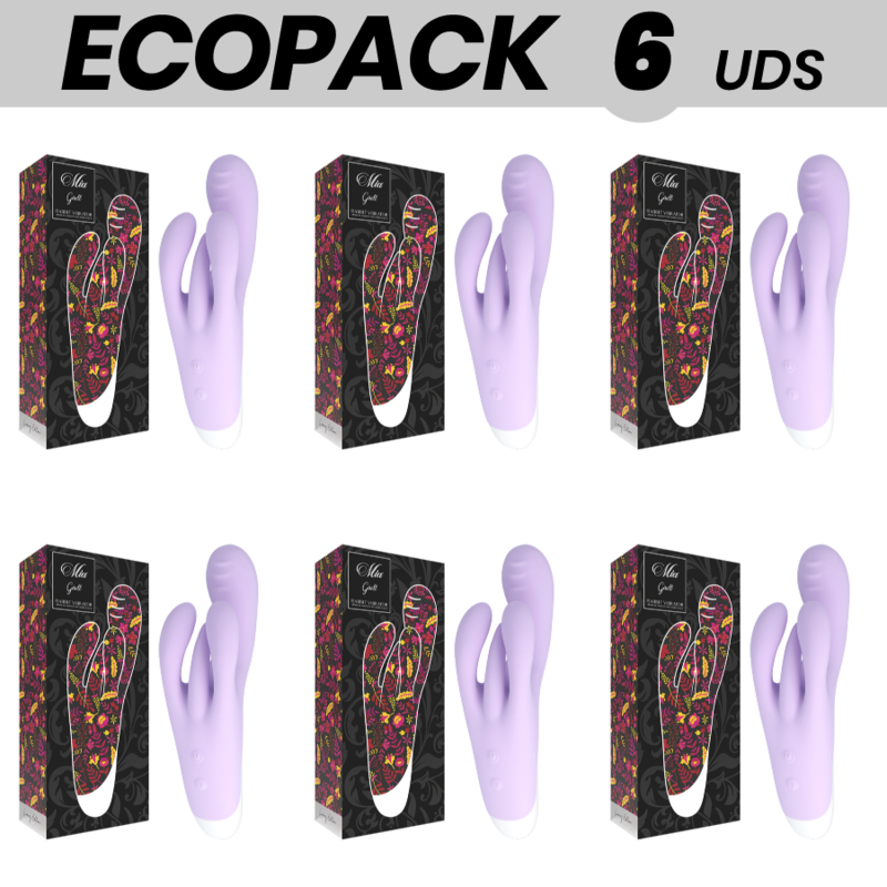 ECOPACK 6 UDS - MIA GUELL VIBRADOR ORGASMICO 3 MOTORES