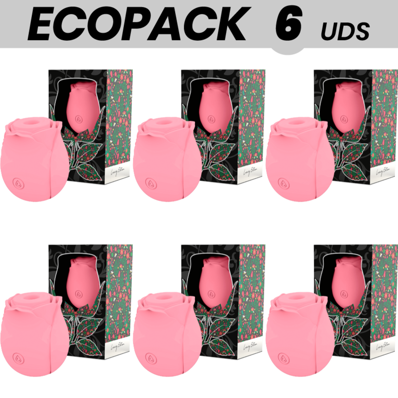 ECOPACK 6 UDS - MIA ROSE SUCCIONADOR CLÍTORIS POR ONDAS EDICIÓN LIMITADA - ROSA