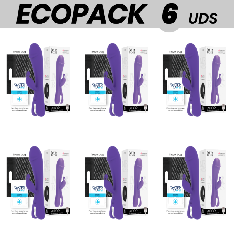 ECOPACK 6 UDS - MR BOSS AITOR RABBIT COMPATIBLE CON WATCHME WIRELESS TECHNOLOGY