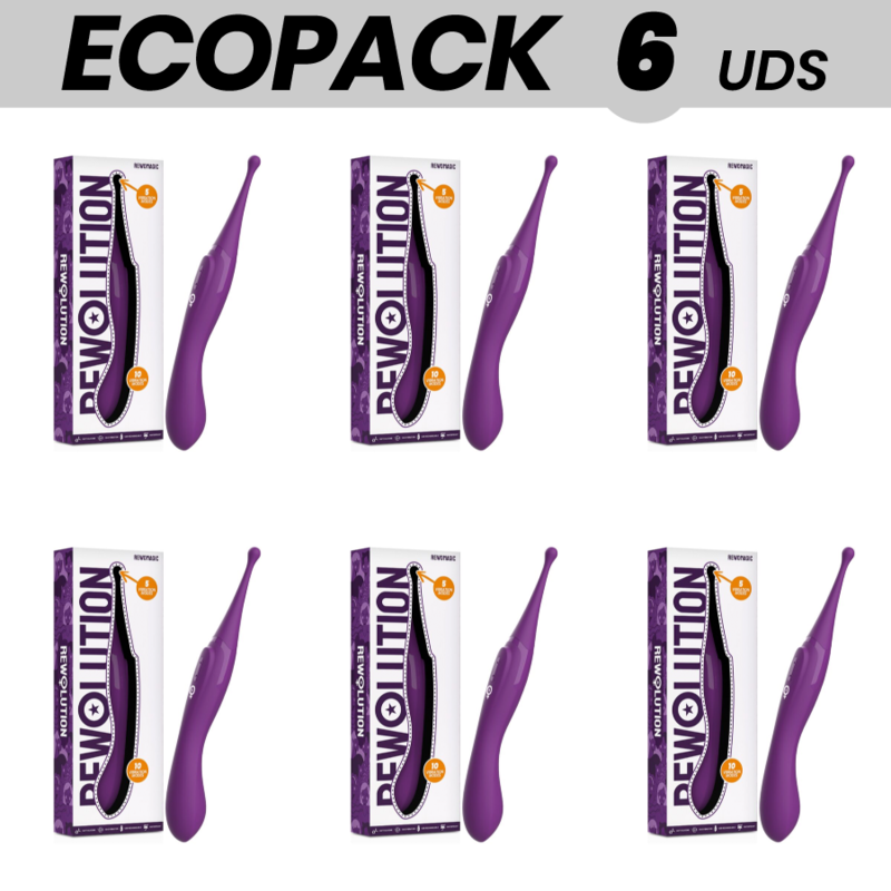 ECOPACK 6 UDS - REWOLUTION REWOMAGIC ESTIMULADOR FLEXIBLE