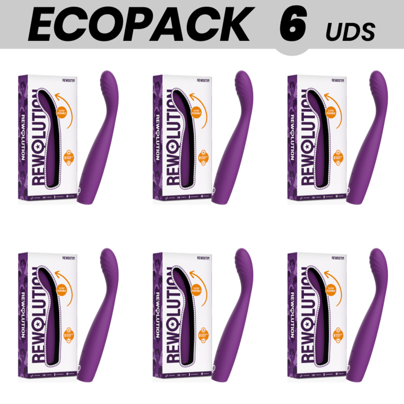 ECOPACK 6 UDS - REWOLUTION REWOSTIM VIBRADOR FLEXIBLE