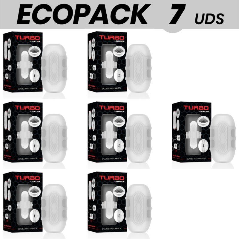 ECOPACK 7 UDS - JAMYJOB TURBO MASTURBADOR DOBLE