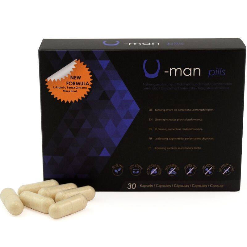 U-Man Pills  Complemento alimenticio para la virilidad masculina