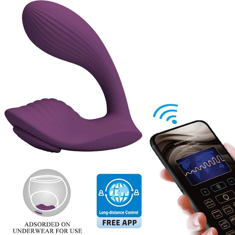 PRETTY LOVE - FRANZ MASAJEADOR VIBRADOR APP GRATUTITA MORADO