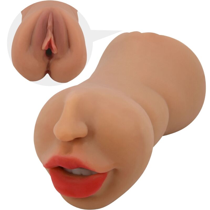 CRAZY BULL - ZOEY MASTURBADOR DOBLE BOCA VAGINA NATURAL