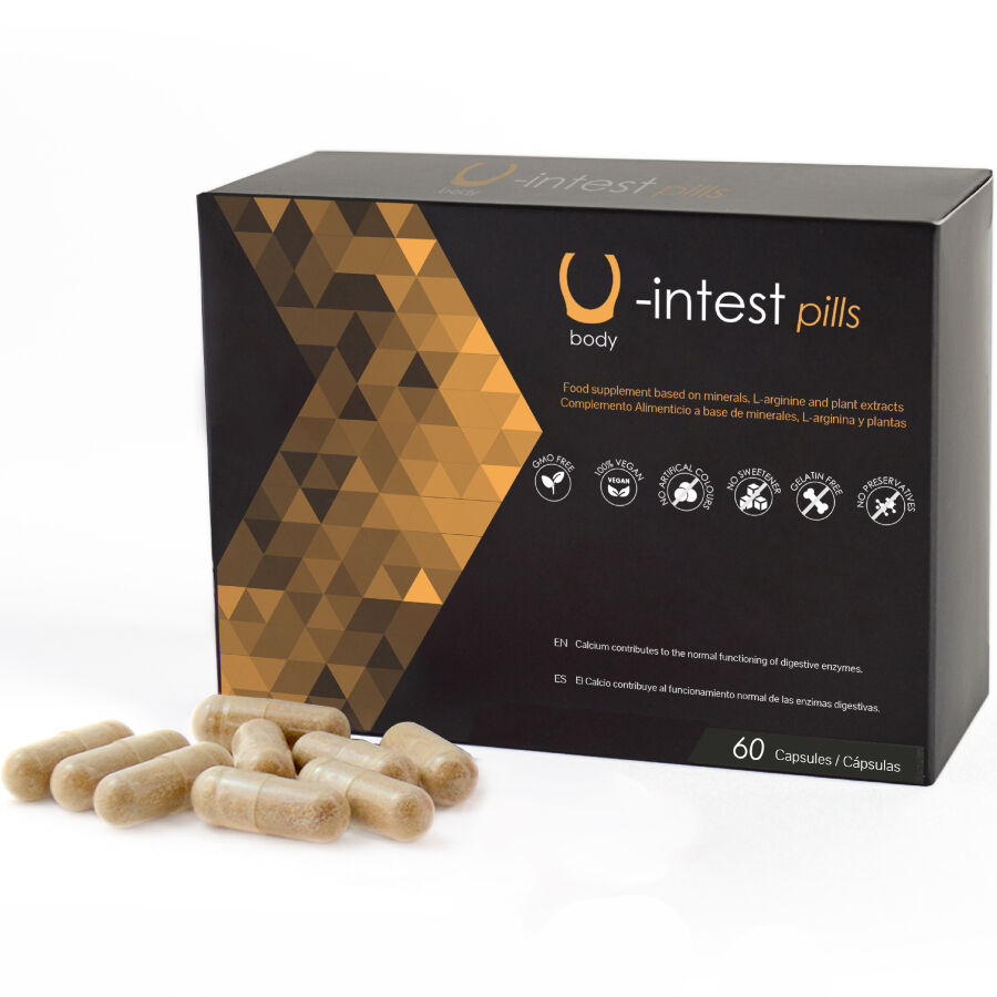 U-INTEST Pills Complemento alimenticio para el cuidado digestivo e intestinal