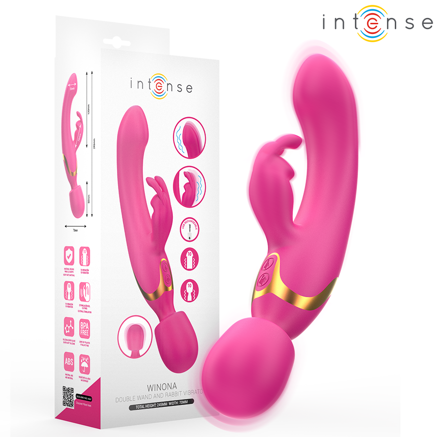 INTENSE - WINONA DOBLE VIBRADOR RABBIT  WAND