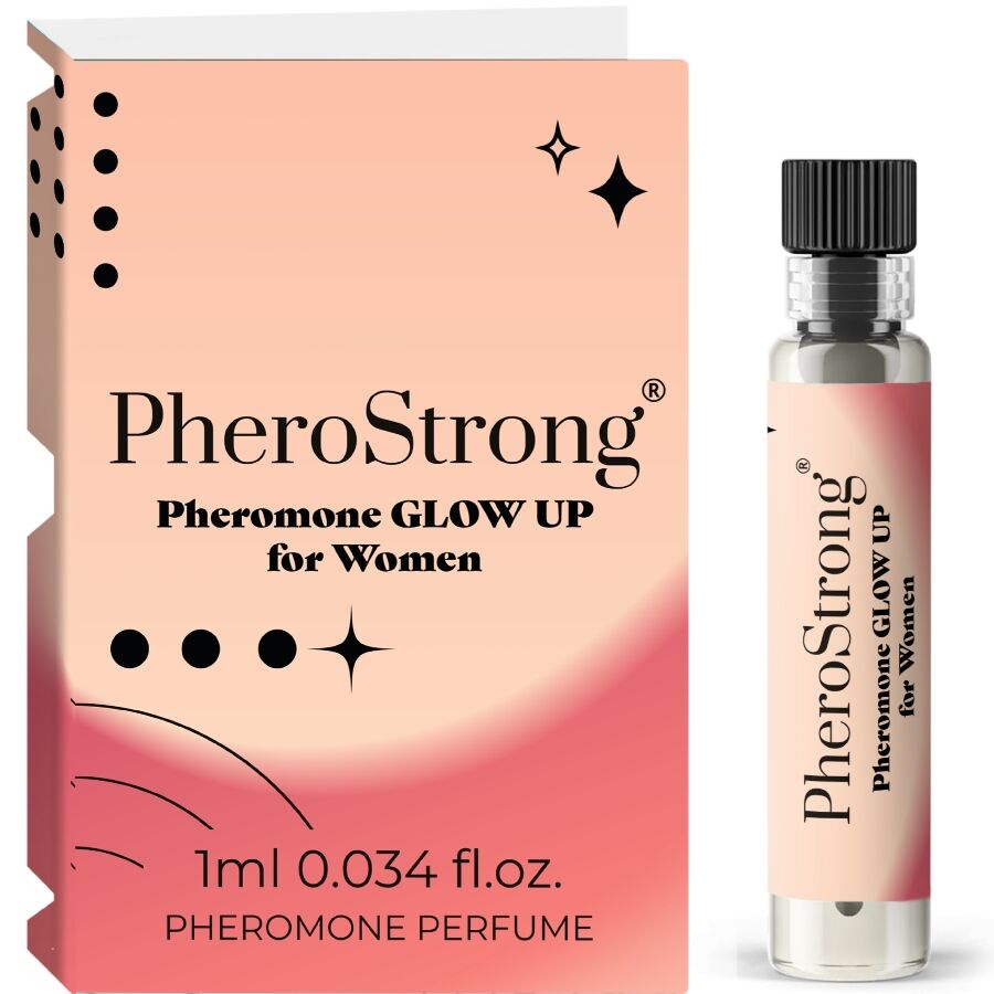 PHEROSTRONG - GLOW UP PERFUME CON FEROMONAS PARA MUJER 1 ML