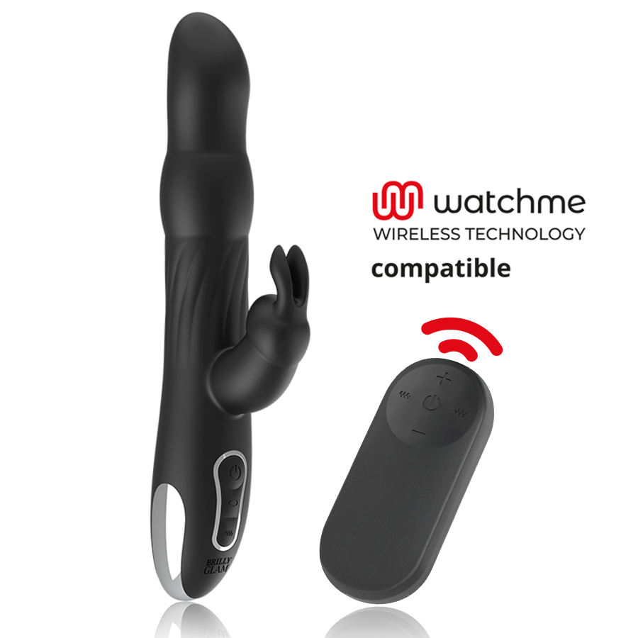 BRILLY GLAM - MOEBIUS RABBIT VIBRATOR  ROTATOR COMPATIBLE CON WATCHME WIRELESS TECHNOLOGY