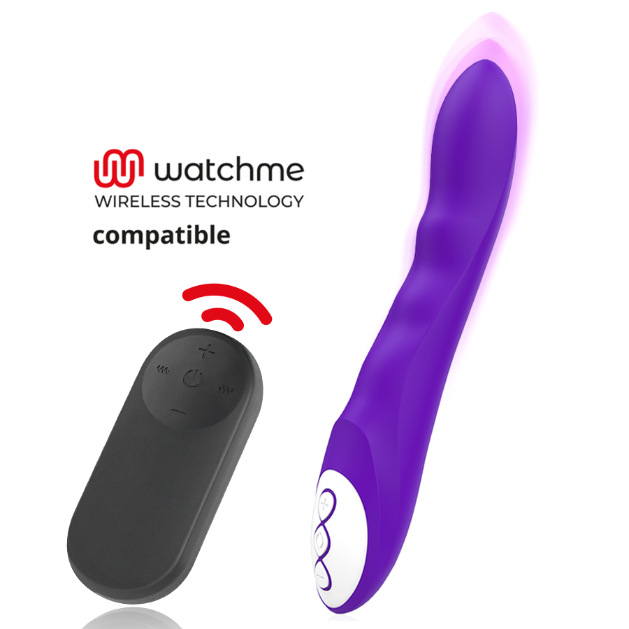 GALATEA - DANTE VIBRADOR LILA + MANDO CONTROL REMOTO WATCHME