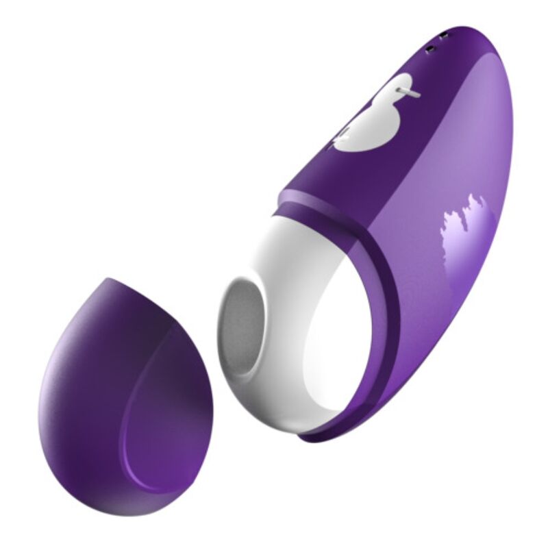 ROMP - FREE ESTIMULADOR DE CLÍTORIS CON TAPA 10 NIVELES RECARGABLE MORADO