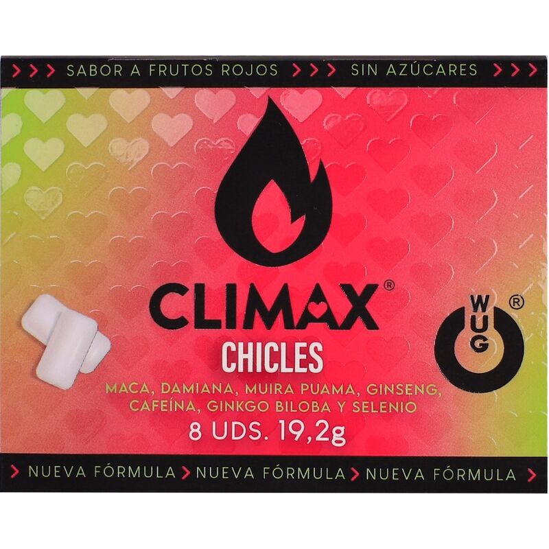 WUG climax - El complemento alimenticio que te ayuda a recuperar energía tras la noche BLISTER 8 UDS