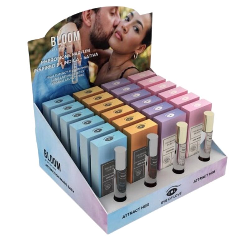 EYE OF LOVE - BLOOM EXPOSITOR 4X7 PERFUMES 10 ML