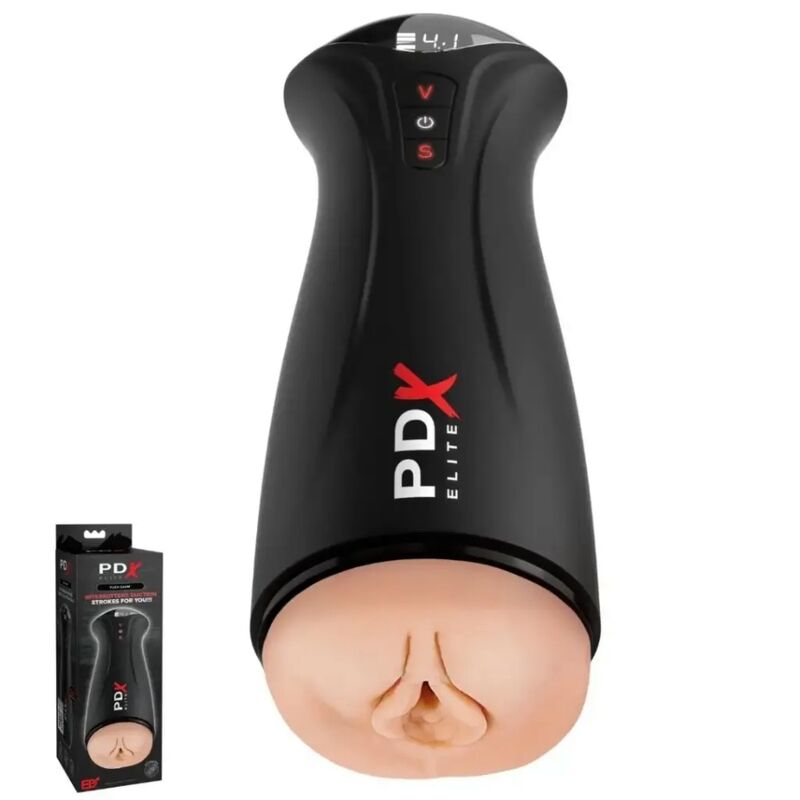 PDX ELITE – MASTURBADOR CON SUCCIÓN INTERMITENTE Y VIBRACIÓN FAP-GASM