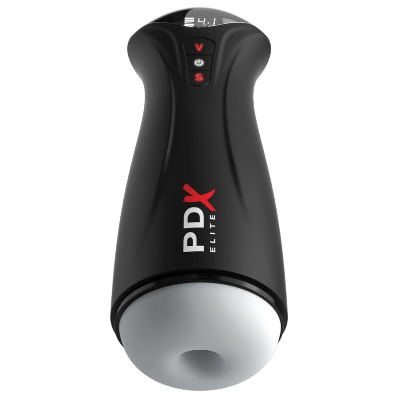 PDX ELITE – MASTURBADOR MASCULINO FAP-GASM CLEAR CON SUCCIÓN INTERMITENTE