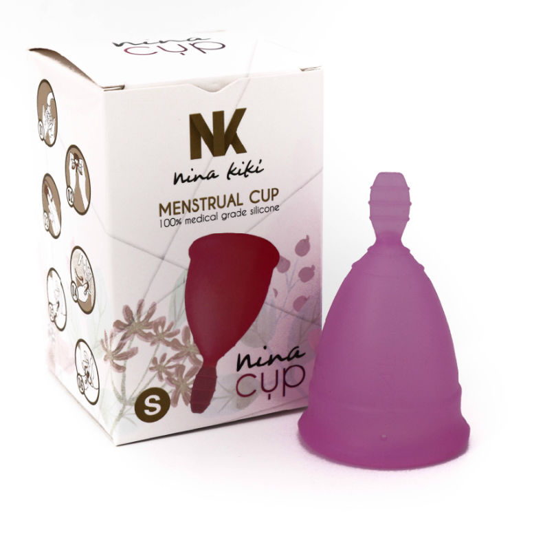NINA KIKÍ - COPA MENSTRUAL TALLA S LILA 6 + 1 GRATIS