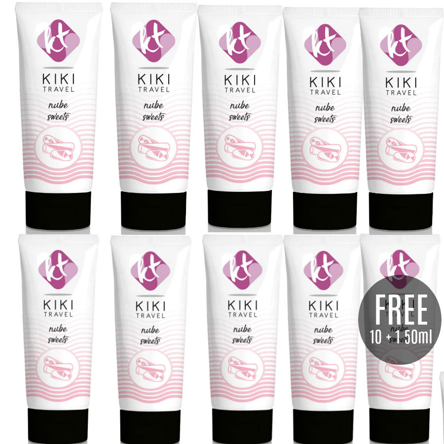 KIKÍ TRAVEL - LUBRICANTE SABOR A NUBE 50ML 10 + 1 GRATIS